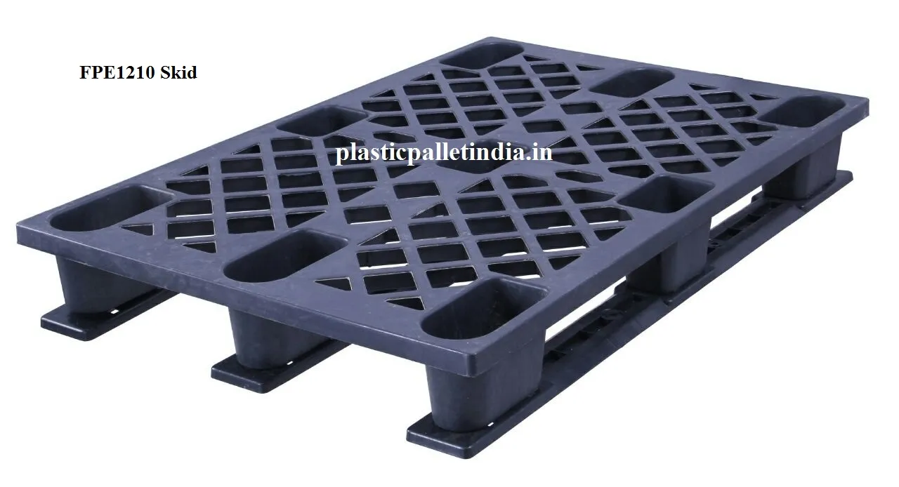 FPE1210 Skid - Light Weight Pallets plastic pallet size 1200 mm x 1000 mm x 135 mm export-ready, durable, suitable for UAE logistics